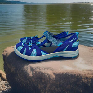 Merrell Women’s Hydro Sandals Shoes Teal Blue Size US 5W Closed‎ Toes